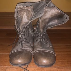 Steve Madden Leather Boots Sz 10